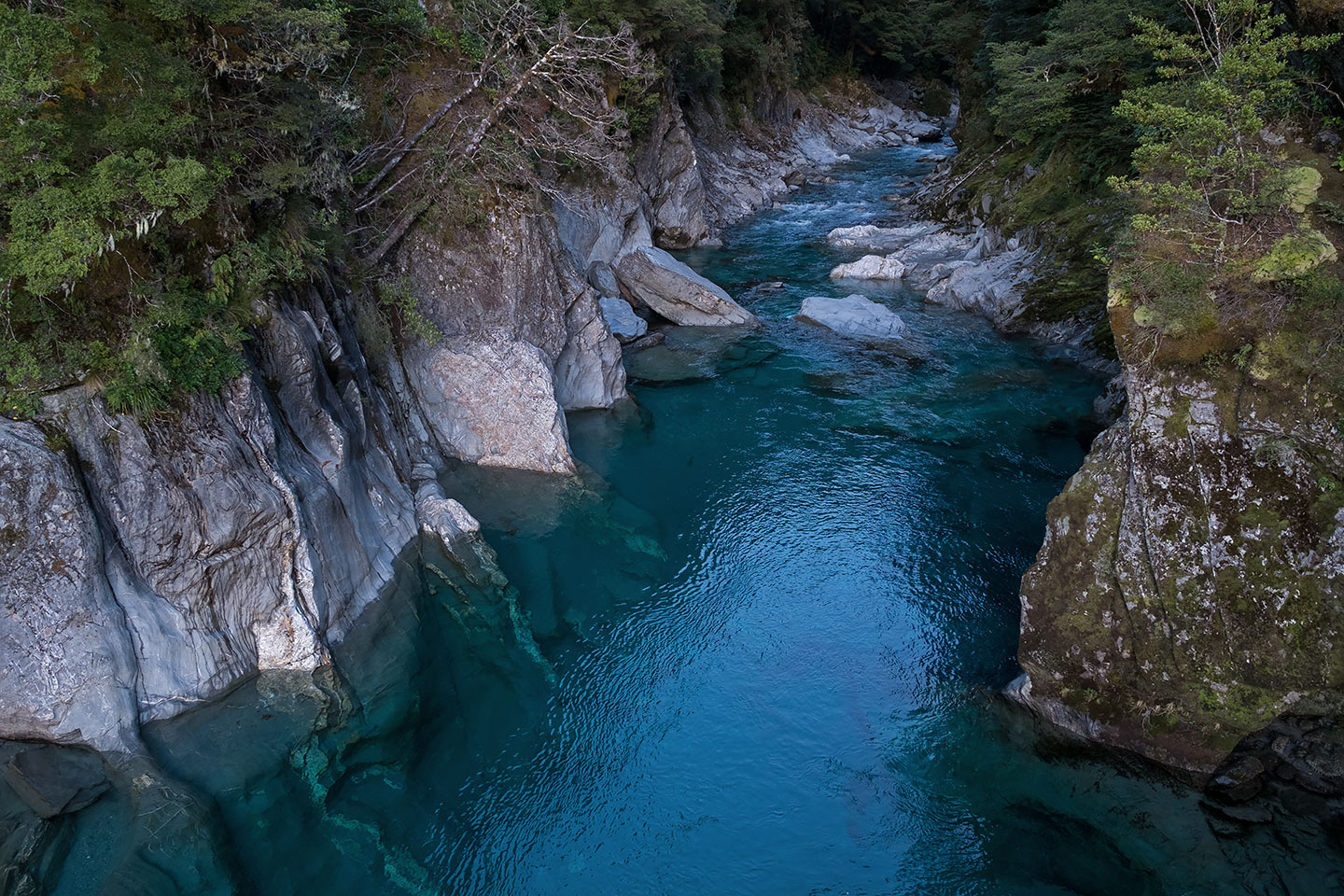 Blue Pools, Mount Aspiring National Park, New Zealand
