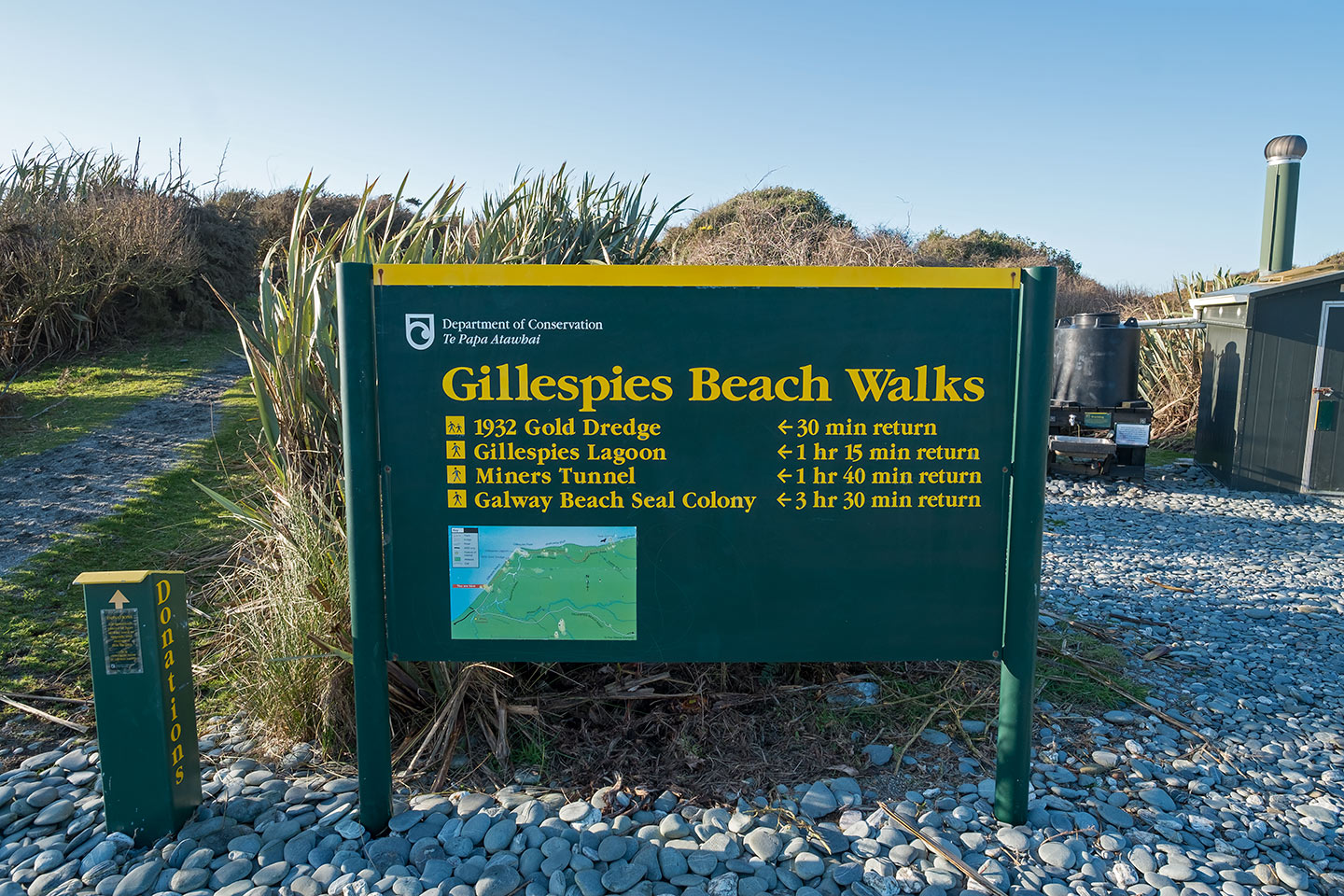 Gillespies Beach Bucket Dredge Walk, Westland Tai Poutini National Park, New Zealand