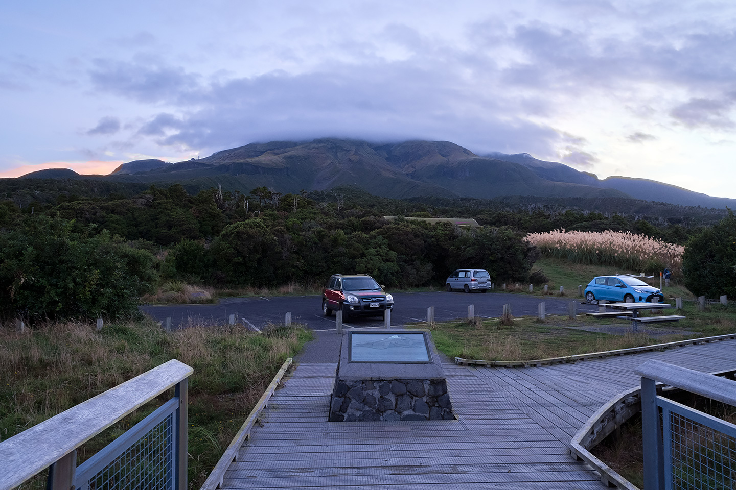 Viewing Platform, Egmont National Park, New Zealand